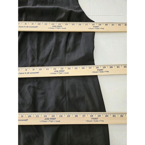 Talbots 12 P Black Wool Sheath Dress Business Career Classic Lined - Picture 11 of 13